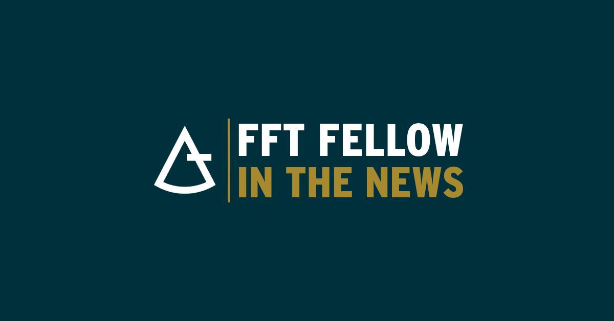 FFT Fellow in the News: Yan Carlos Mejia